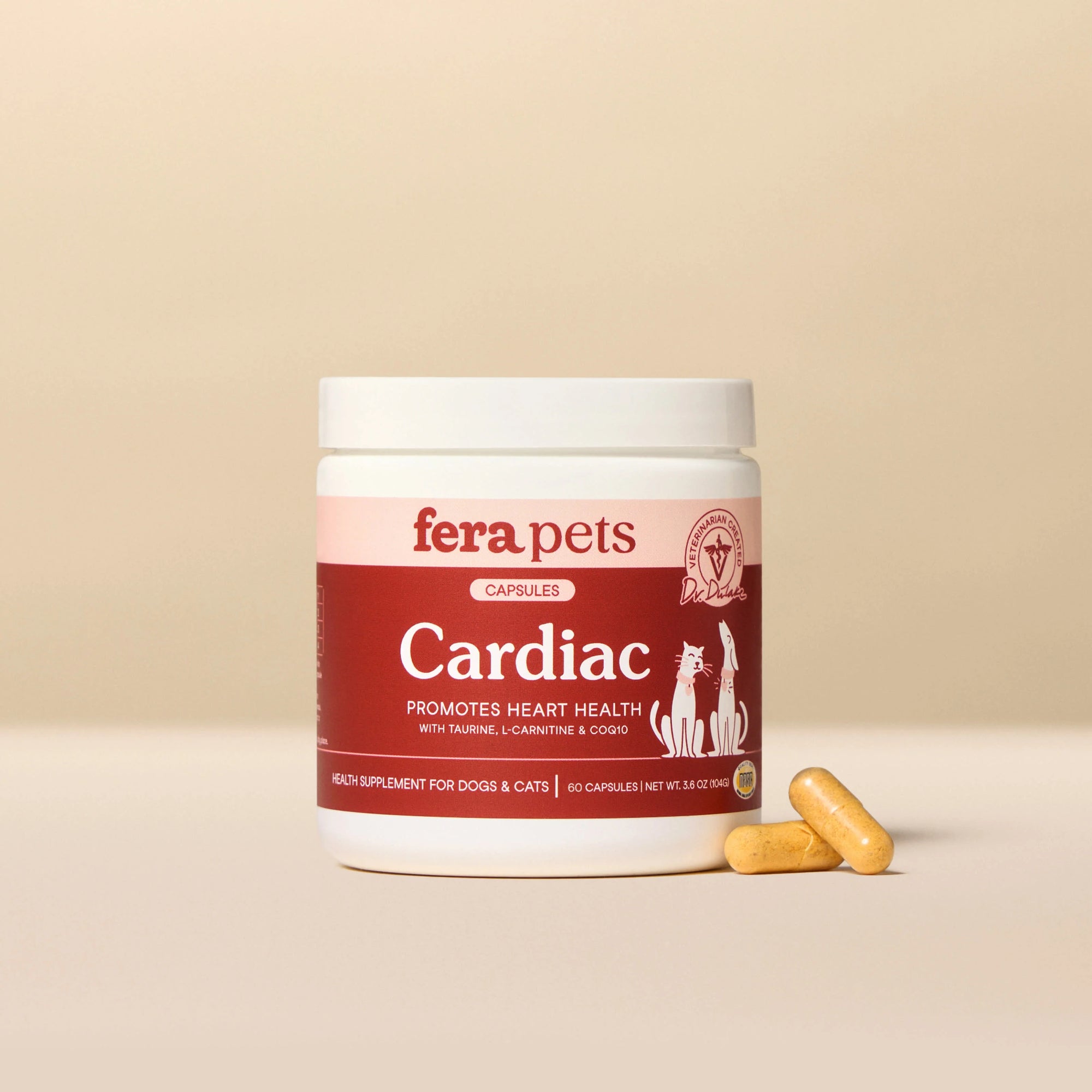 Fera Pets Cardiac Support 心臟保健 - 牛磺酸山渣配方