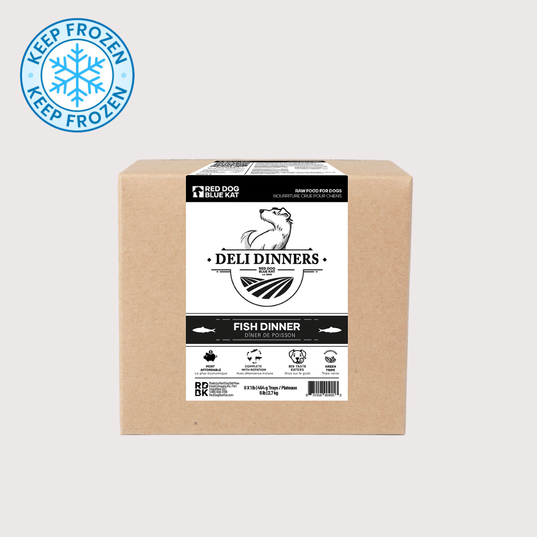 RDBK DELI DINNERS 急凍生肉狗糧|Fish 魚