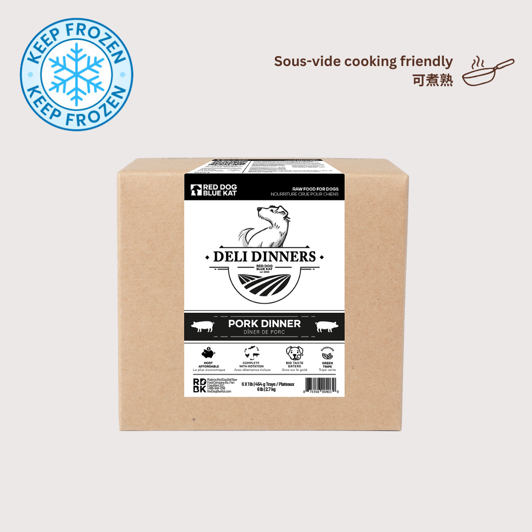 RDBK DELI DINNERS 急凍生肉狗糧|Pork 豬