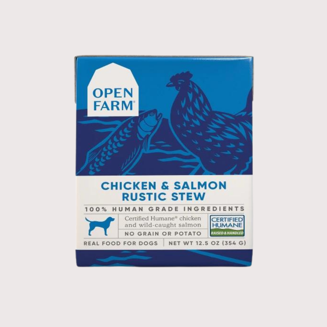 Open Farm 燉肉狗濕糧|走地雞三文魚配方