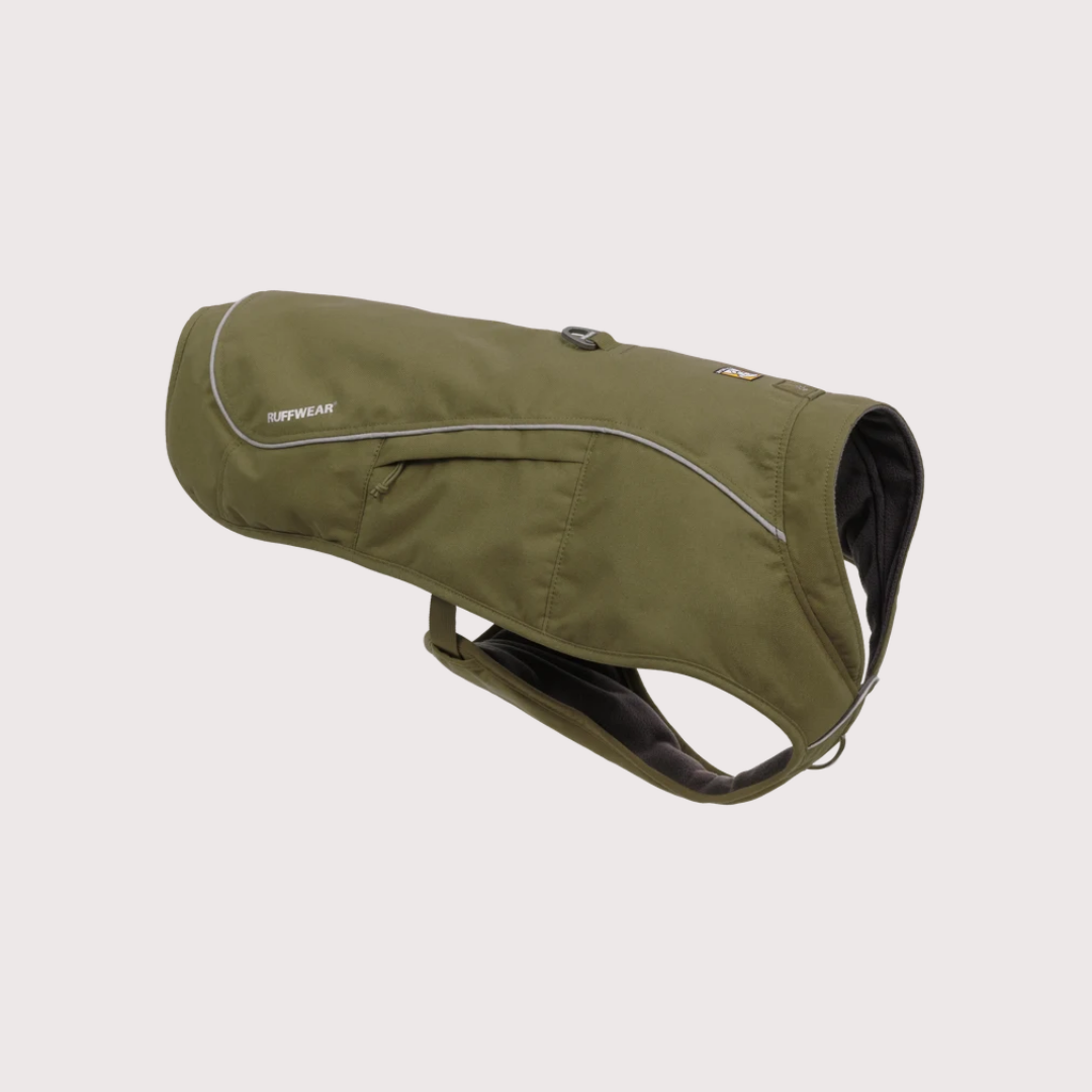 【冬衣團購】Ruffwear Overcoat Fuse™ Insulated Vest 抓毛保暖衣｜CEDAR GREEN
