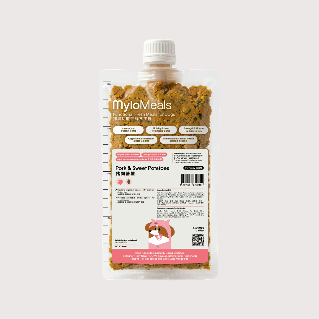 MyloMeals 急凍輕煮鮮食狗糧｜Pork & Sweet Potatoes 豬肉番薯