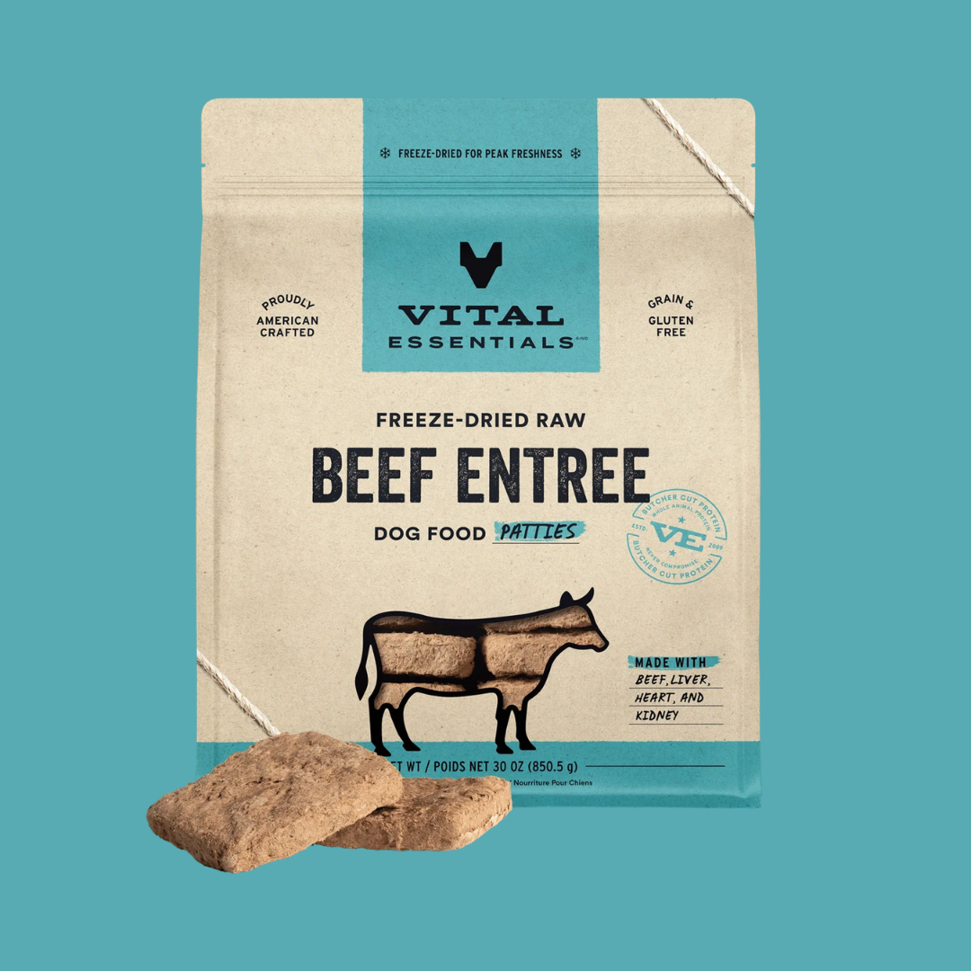 Vital Essentials 凍乾生肉狗糧｜迷你肉餅｜牛肉