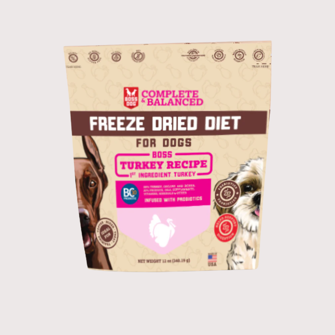Boss Dog 凍乾生肉狗糧 - 火雞配方