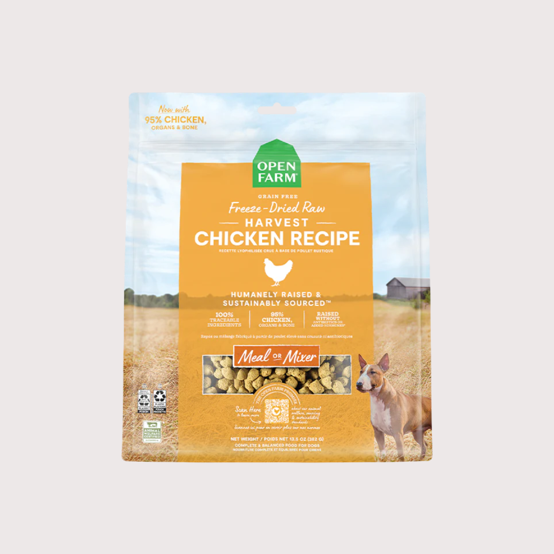 Open Farm 凍乾脫水生肉狗糧|走地雞配方