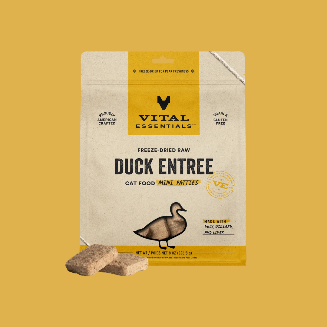 Vital Essentials 凍乾生肉貓糧｜迷你肉餅｜鴨肉