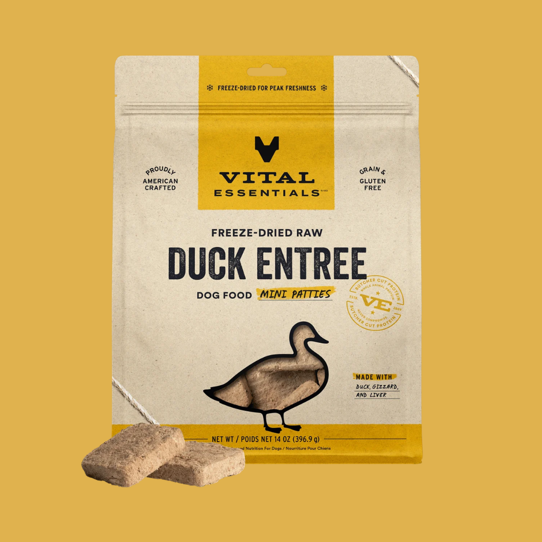Vital Essentials 凍乾生肉狗糧｜迷你肉餅｜鴨肉
