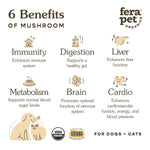 Fera Pets USDA Organic Mushroom Immune Support 有機十全蕈菇免疫調節