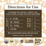 Fera Pets USDA Organic Mushroom Immune Support 有機十全蕈菇免疫調節