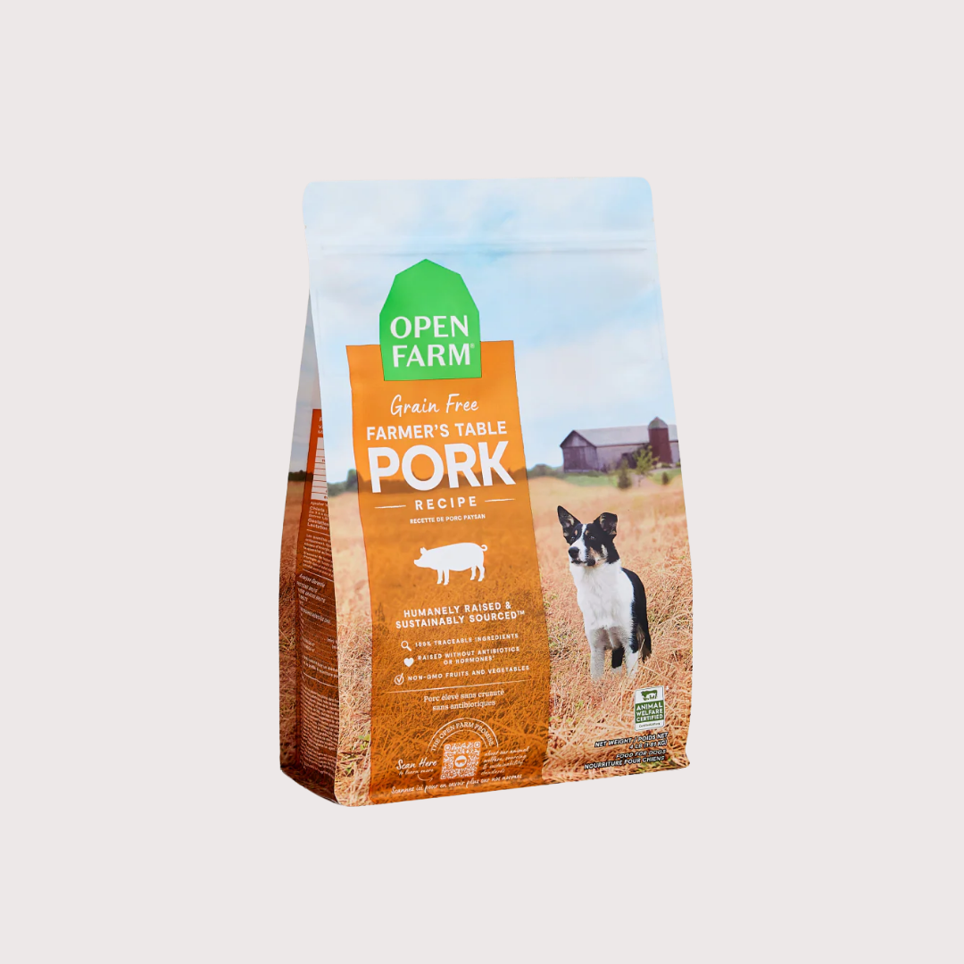 Open Farm 無穀物狗糧｜豬肉蔬菜配方 (4lb, 11lb, 22lb)