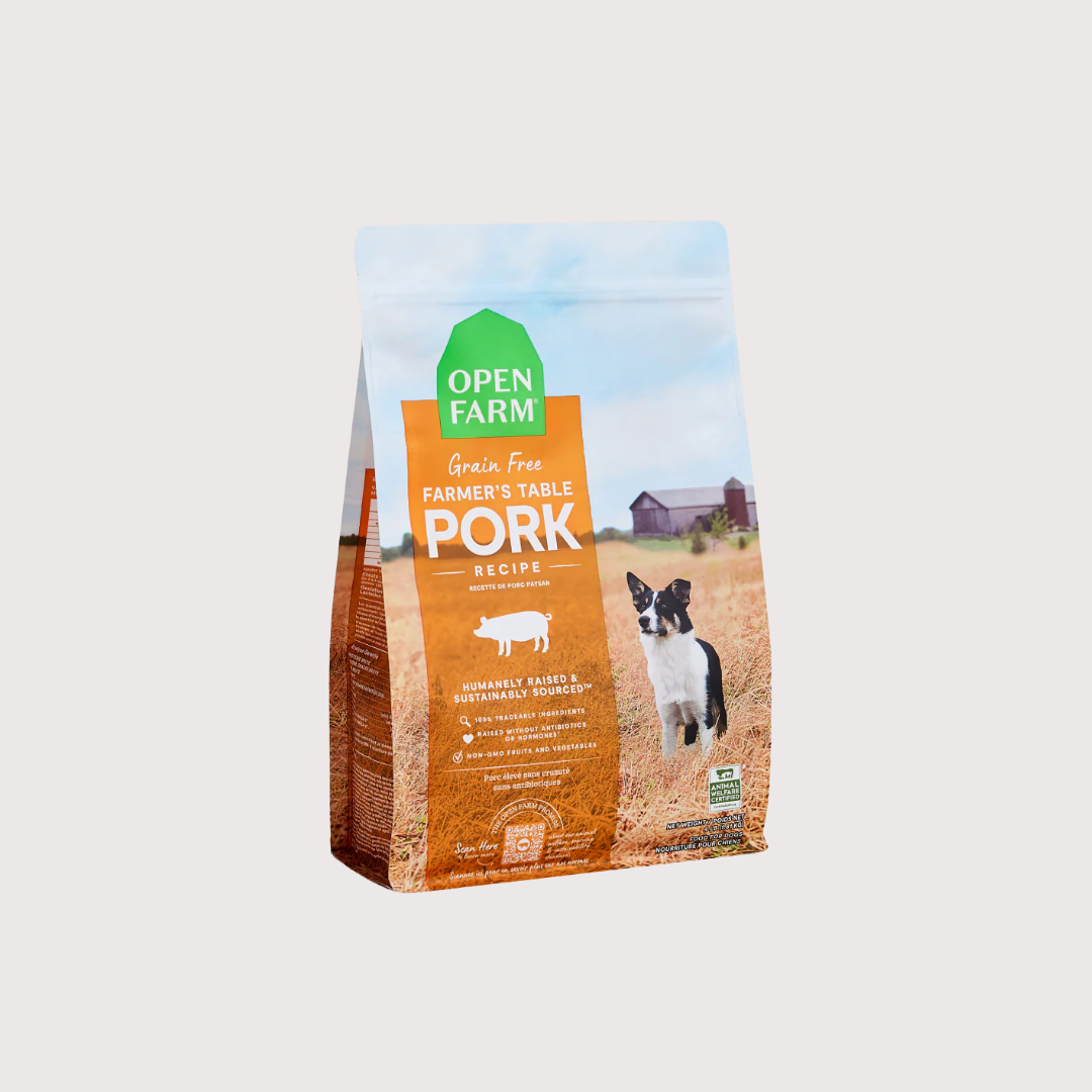Open Farm 無穀物狗糧｜豬肉蔬菜配方 (4lb, 11lb, 22lb)
