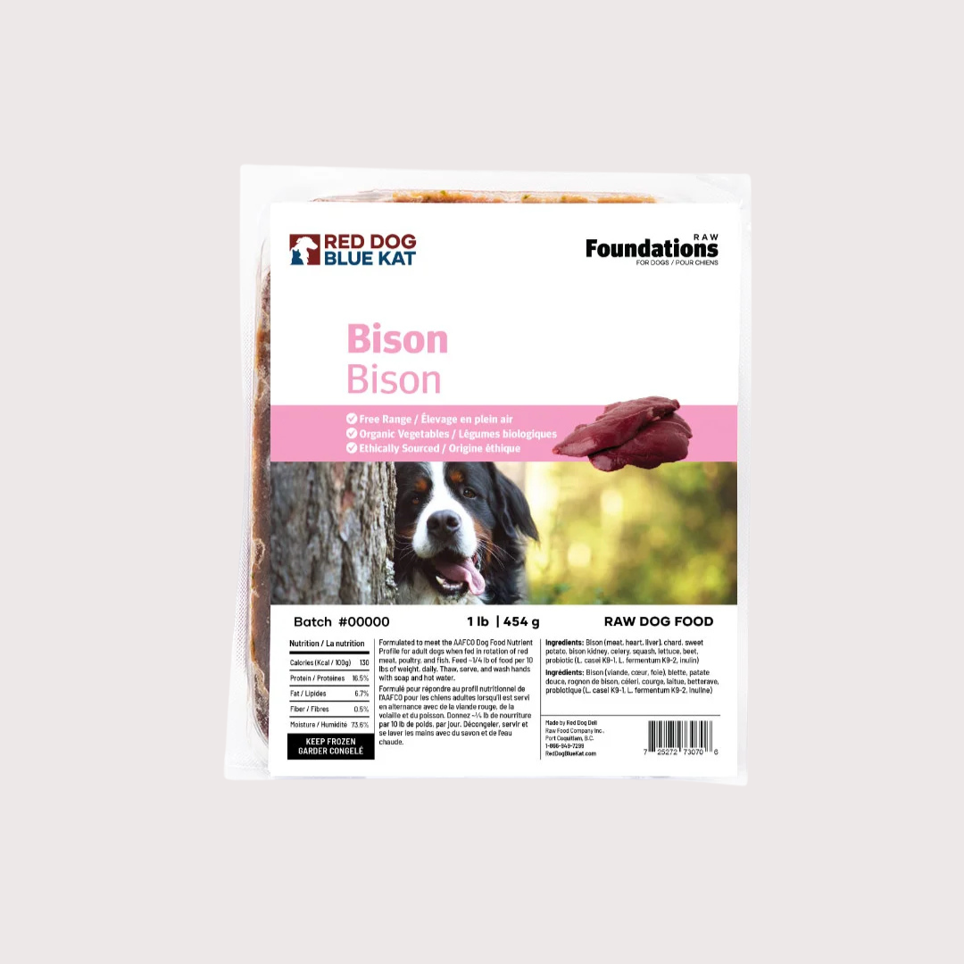 RDBK FOUNDATIONS 急凍生肉狗糧｜Bison 北美野牛