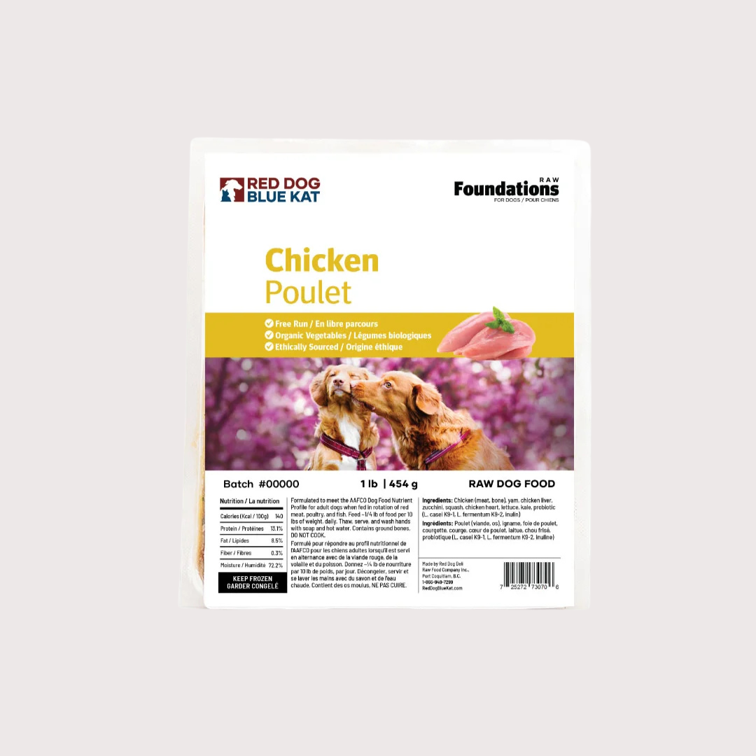 RDBK FOUNDATIONS 急凍生肉狗糧｜Chicken 雞