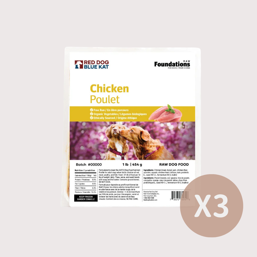 RDBK FOUNDATIONS 急凍生肉狗糧｜Chicken 雞