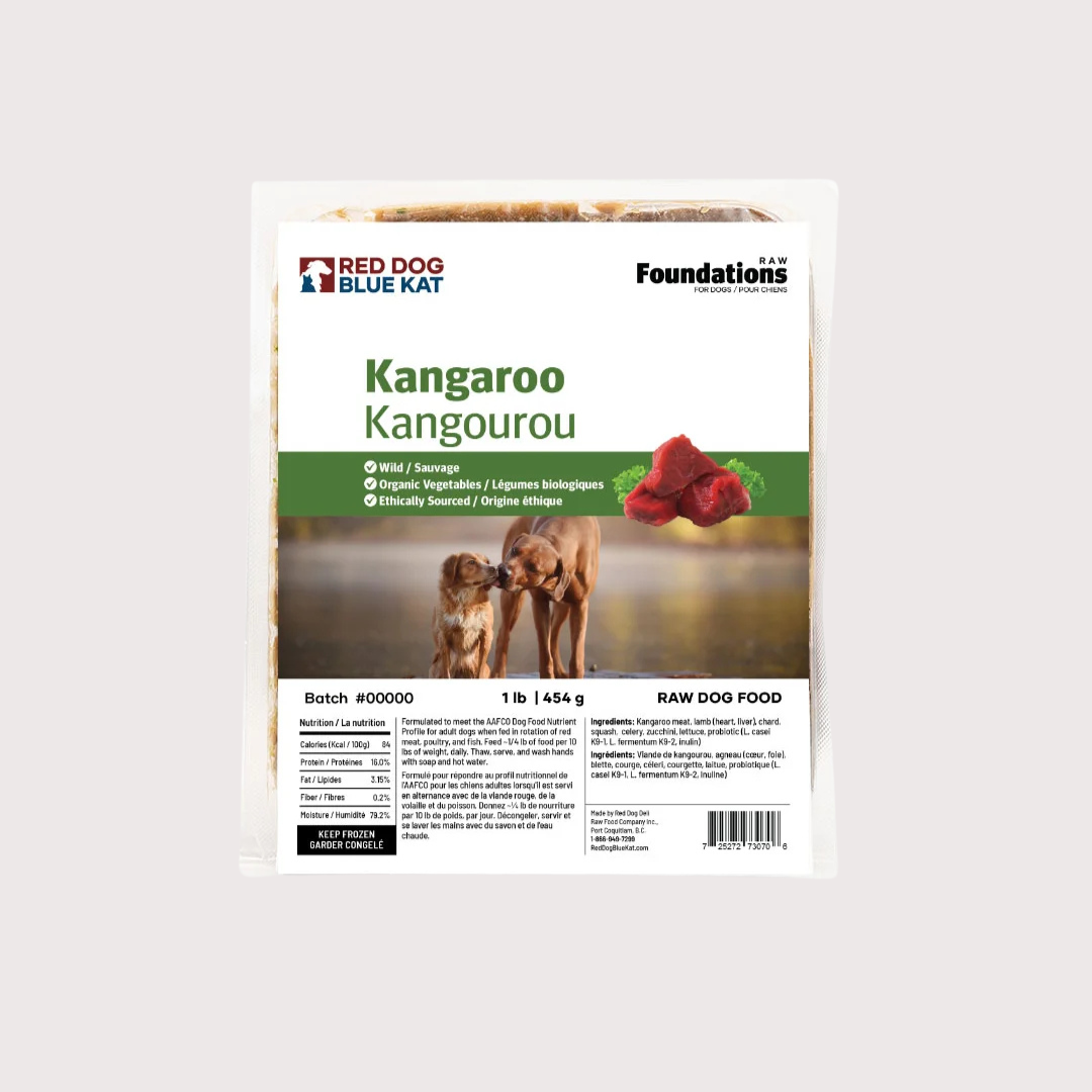 RDBK FOUNDATIONS 急凍生肉狗糧|Kangaroo 袋鼠