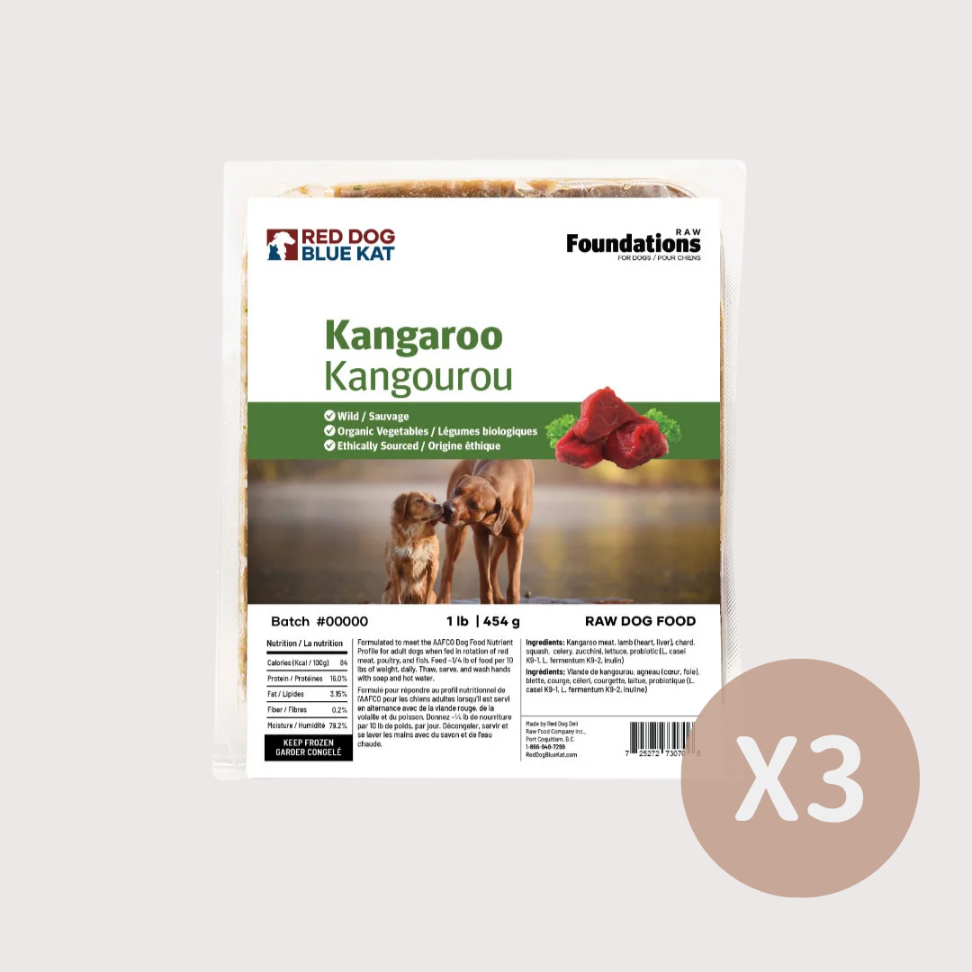 RDBK FOUNDATIONS 急凍生肉狗糧|Kangaroo 袋鼠