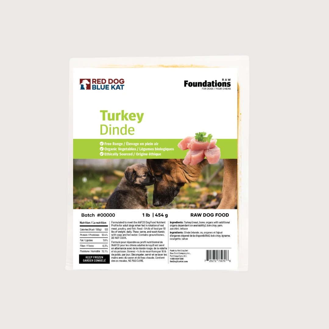 RDBK FOUNDATIONS 急凍生肉狗糧｜Turkey 火雞