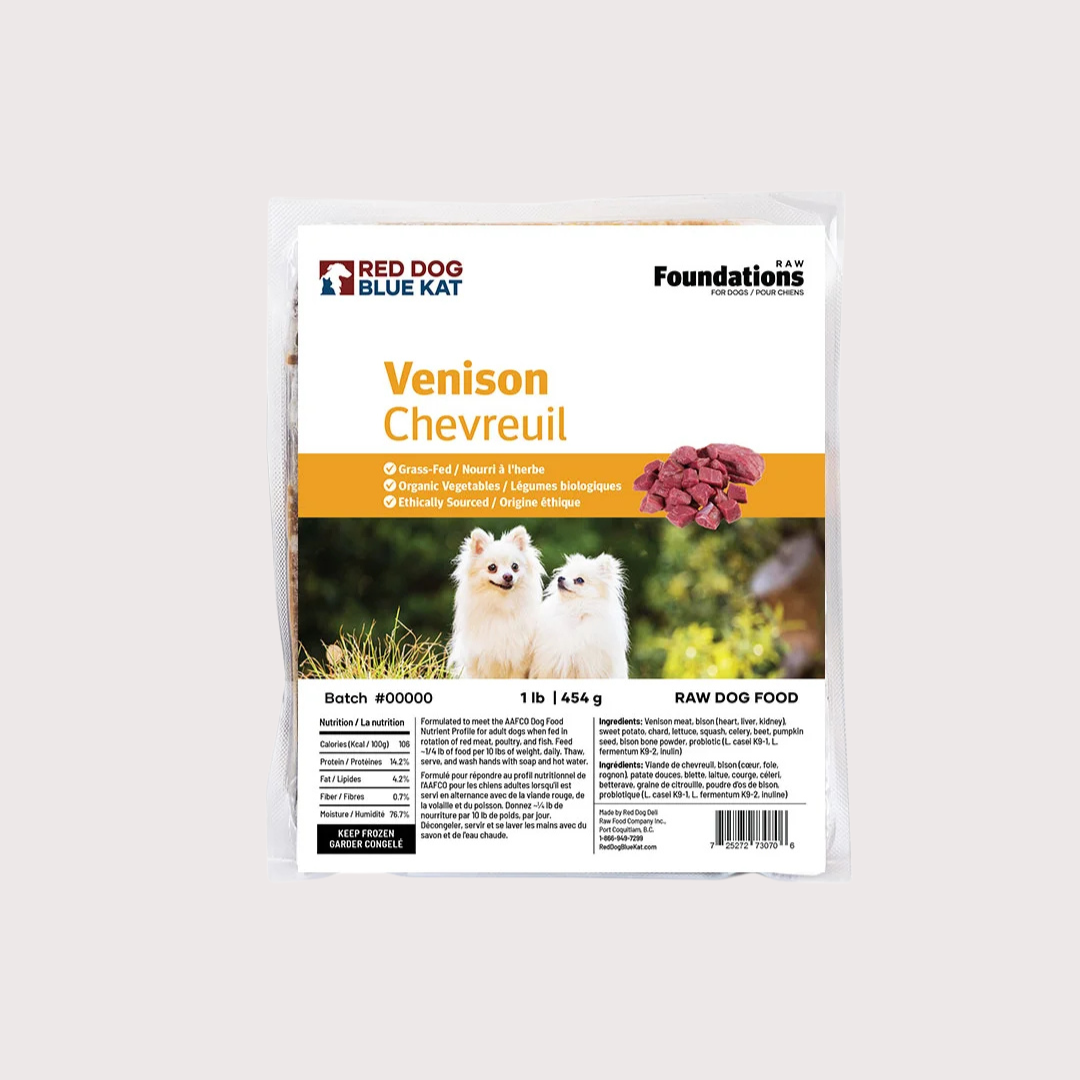 RDBK FOUNDATIONS 急凍生肉狗糧｜Venison 鹿