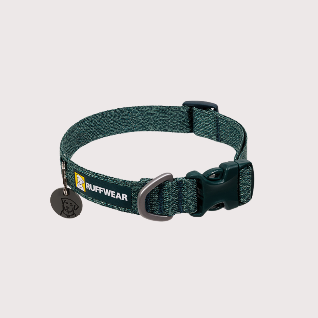 [預購] Ruffwear Front Range™ Flex Collar 頸圈｜DEEP TEAL 探境青