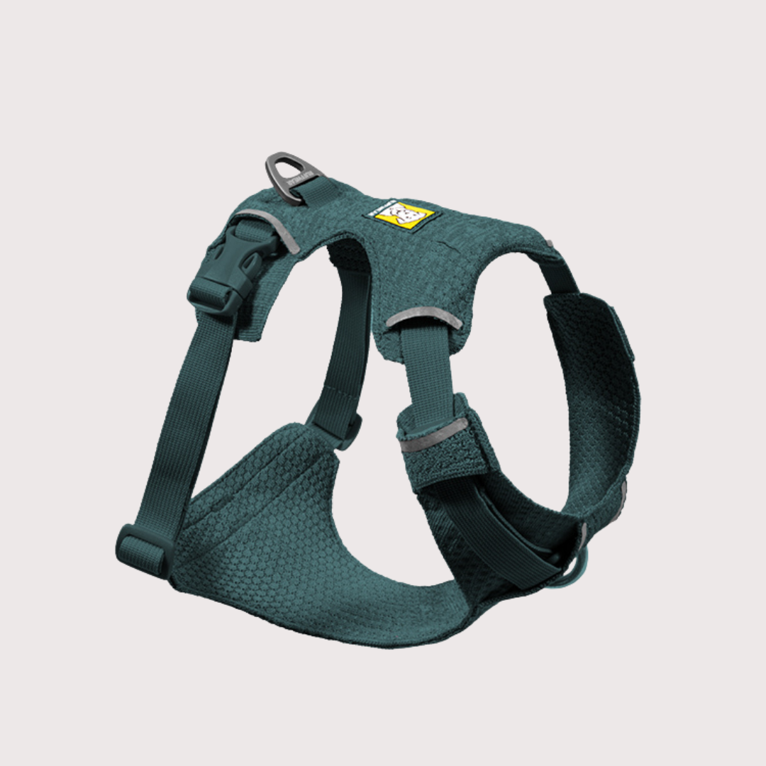 [預購] Ruffwear Front Range® Flex Knit Harness 工字型針織胸背帶｜DEEP TEAL 探境青