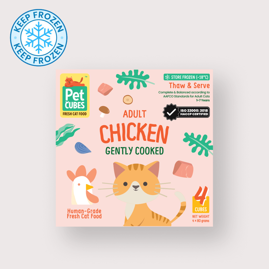 PetCubes 急凍輕煮鮮食貓糧｜Chicken 雞