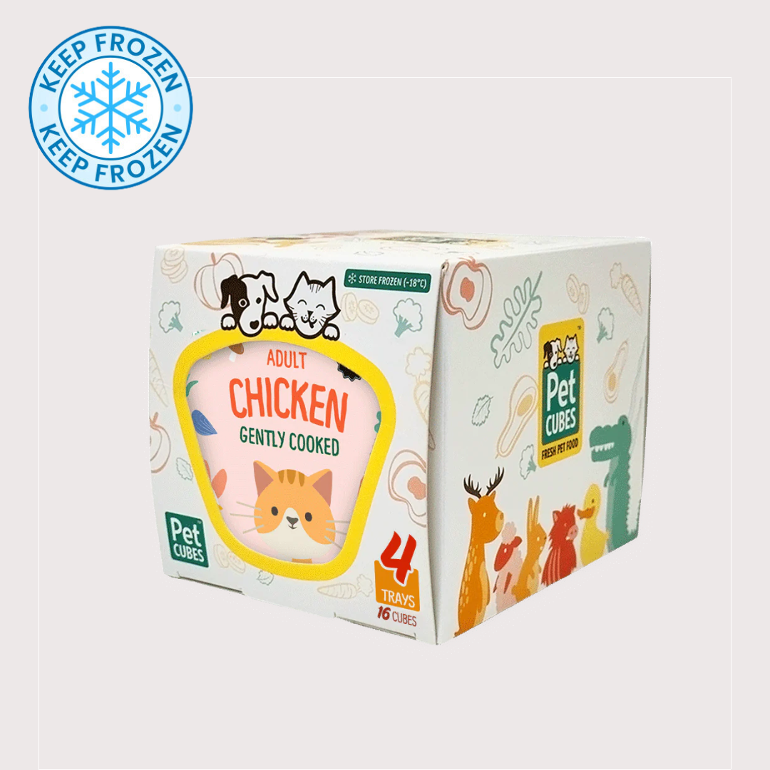 PetCubes 急凍輕煮鮮食貓糧｜Chicken 雞