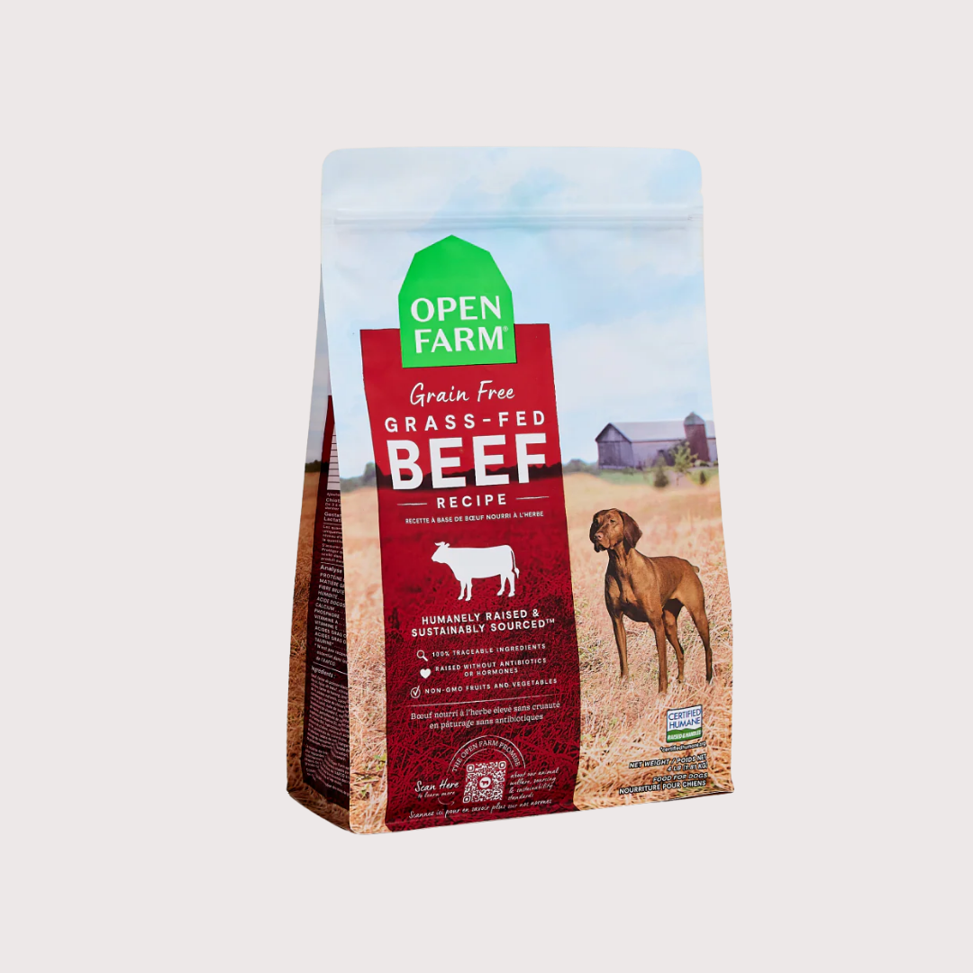 Open Farm 無穀物狗糧｜草飼牛肉配方 (4lb, 11lb, 22lb)