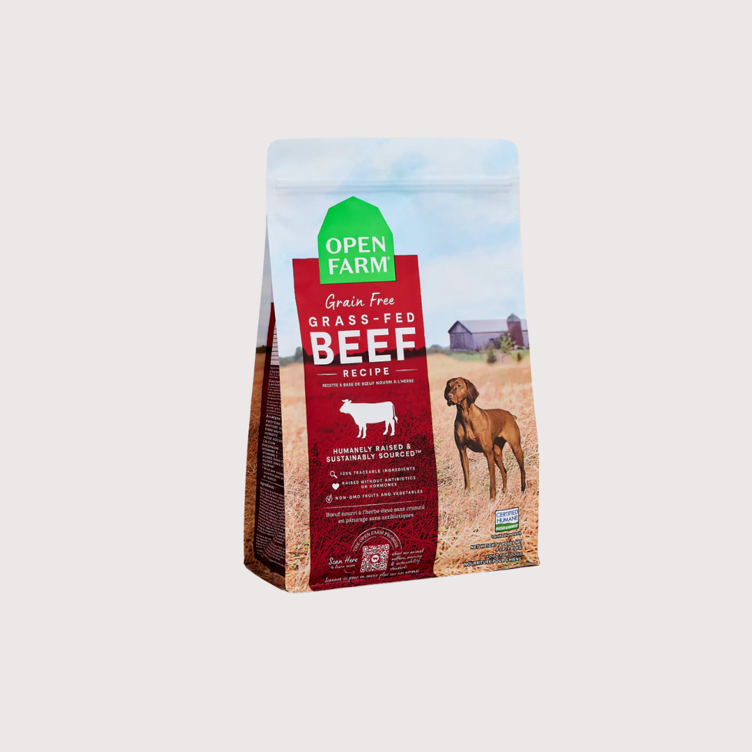 Open Farm 無穀物狗糧｜草飼牛肉配方 (4lb, 11lb, 22lb)