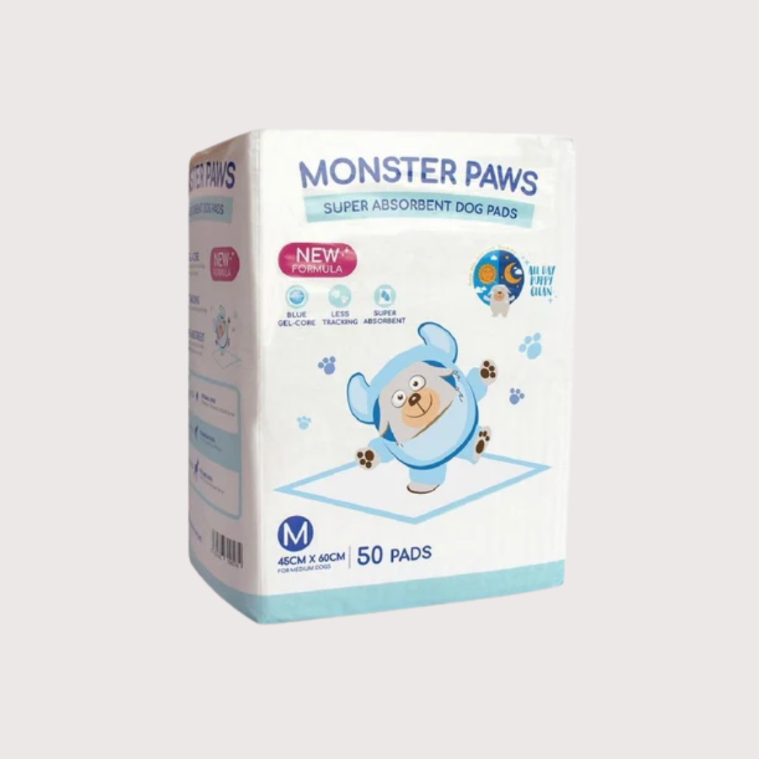 Monster Paws 超薄吸水大尿墊, 50片 (M50: 45x60cm)