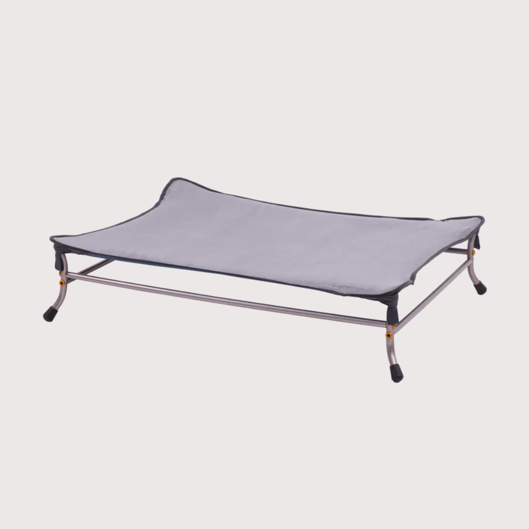 Ruffwear Mt. EverRest™ Dog Cot 行軍床|CLOUDBURST GRAY 暴雨灰