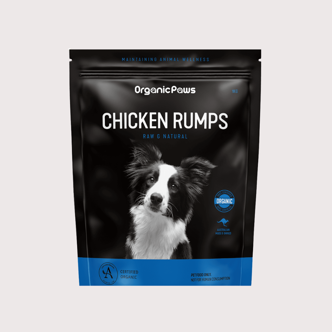 ORGANIC PAWS 急凍有機生肉磨牙骨｜CHICKEN RUMPS 1kg