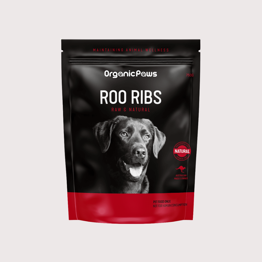 ORGANIC PAWS 急凍生肉磨牙骨｜ROO RIBS 750g