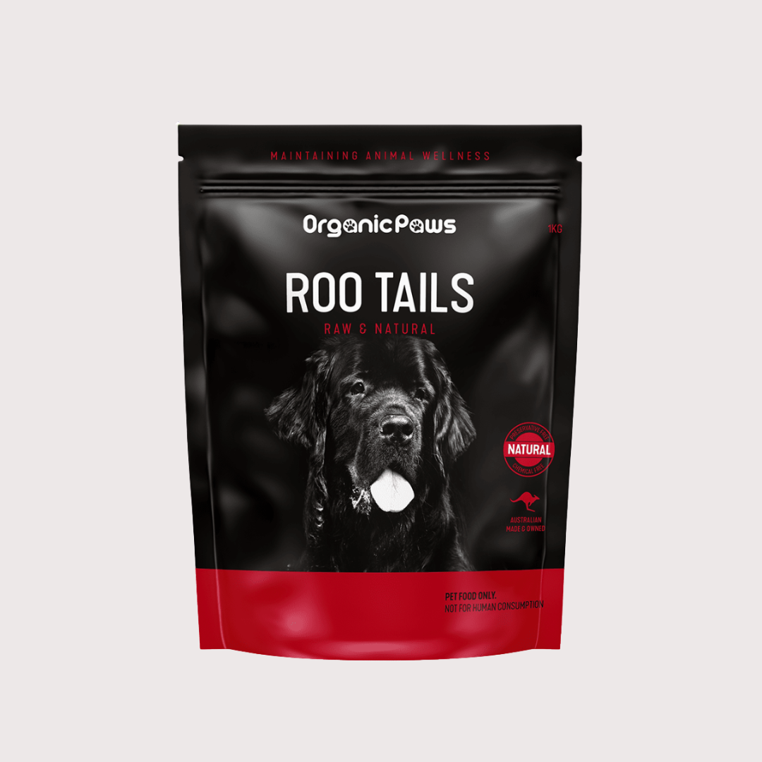 ORGANIC PAWS 急凍生肉磨牙骨｜ROO TAILS 1kg