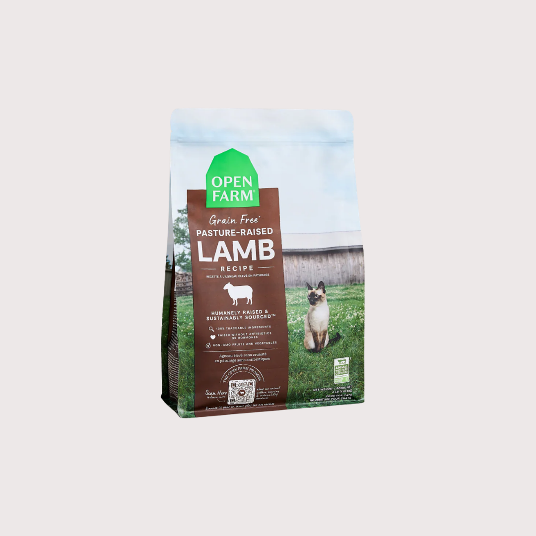 Open Farm 無穀物貓糧｜放養羊蔬菜配方 (4lb, 8lb)