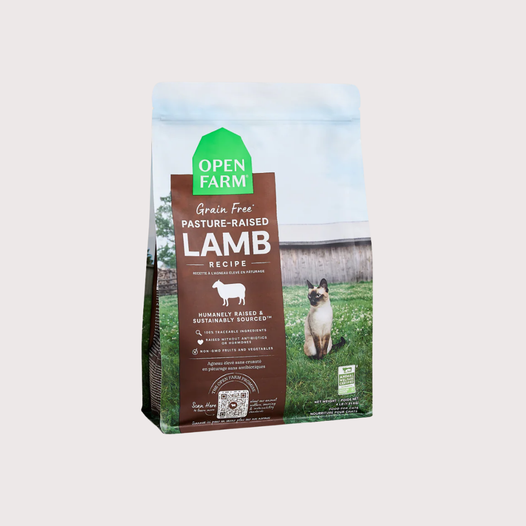 Open Farm 無穀物貓糧｜放養羊蔬菜配方 (4lb, 8lb)