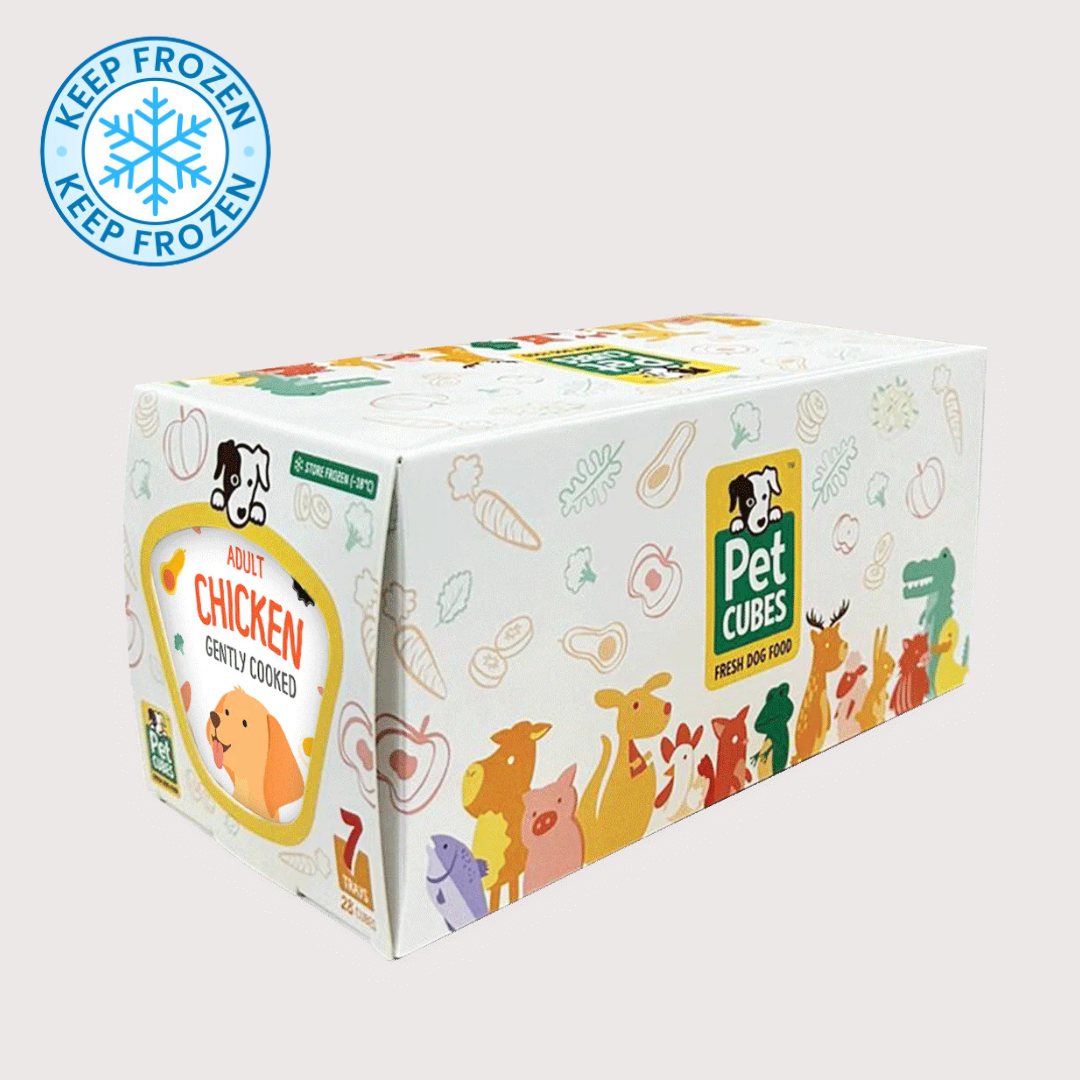 PetCubes 急凍輕煮鮮食成犬糧｜Chicken 雞