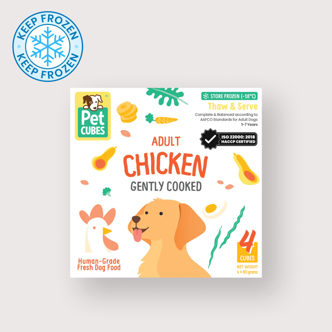 PetCubes 急凍輕煮鮮食成犬糧｜Chicken 雞