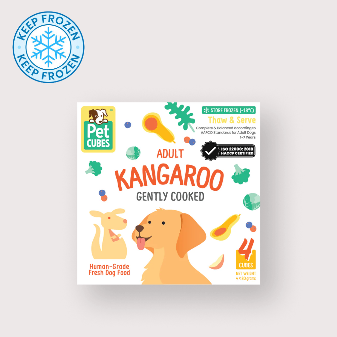 PetCubes 急凍輕煮鮮食成犬糧｜Kangaroo 袋鼠