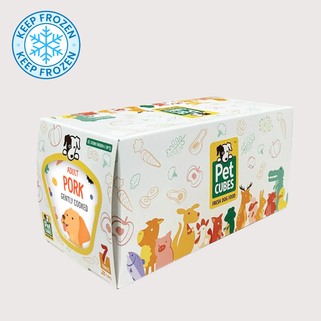 PetCubes 急凍輕煮鮮食成犬糧｜Pork 豬