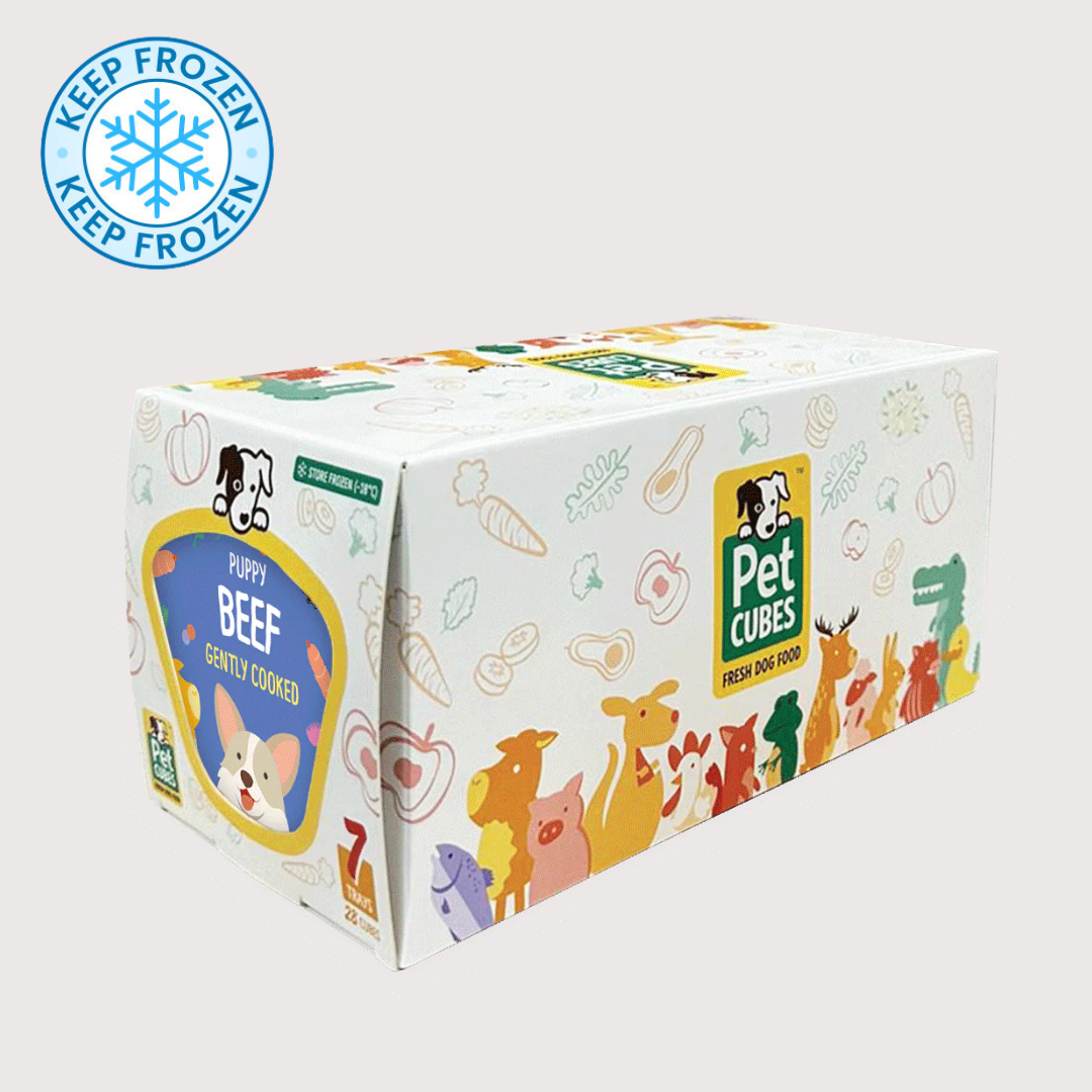 PetCubes 急凍輕煮鮮食幼狗糧｜Beef 牛