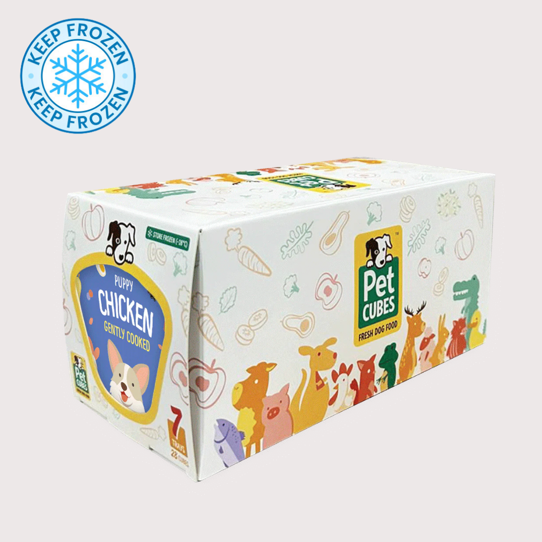 PetCubes 急凍輕煮鮮食幼狗糧｜Chicken 雞