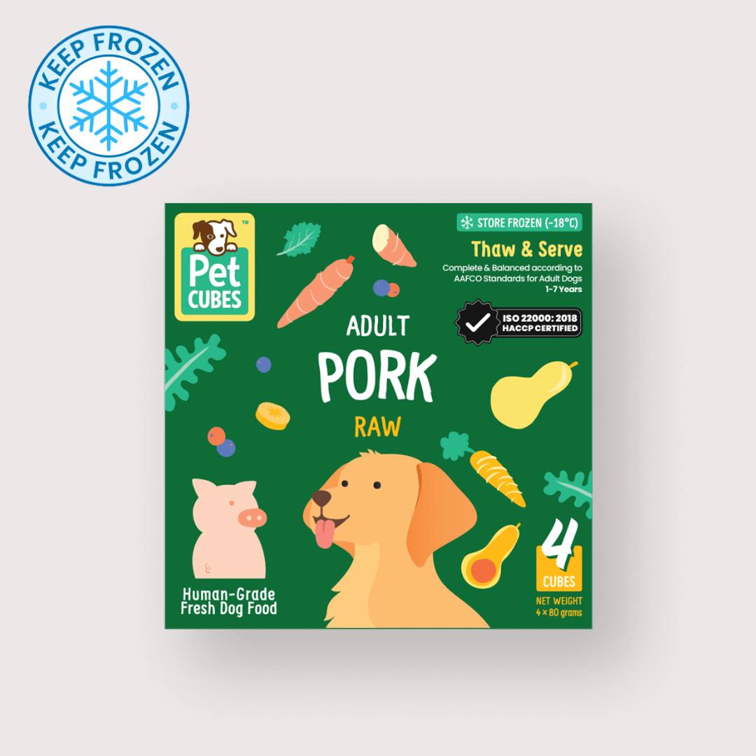 PetCubes 急凍生肉狗糧｜Pork 豬