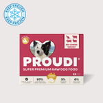 PROUDI 急凍生肉狗糧｜紅肉配方 (200g x 12)