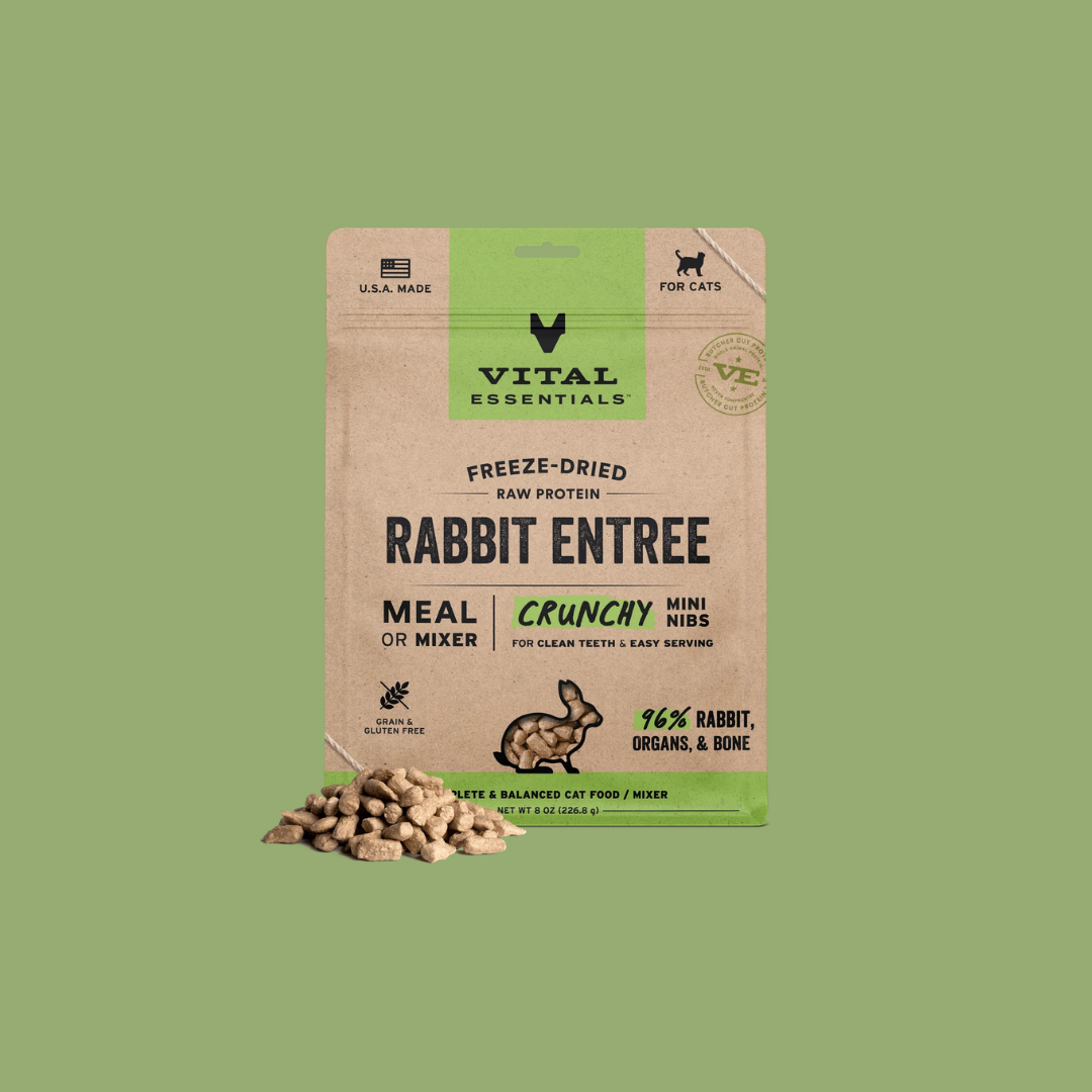 Vital Essentials 凍乾生肉貓糧｜迷你肉粒｜ 兔肉