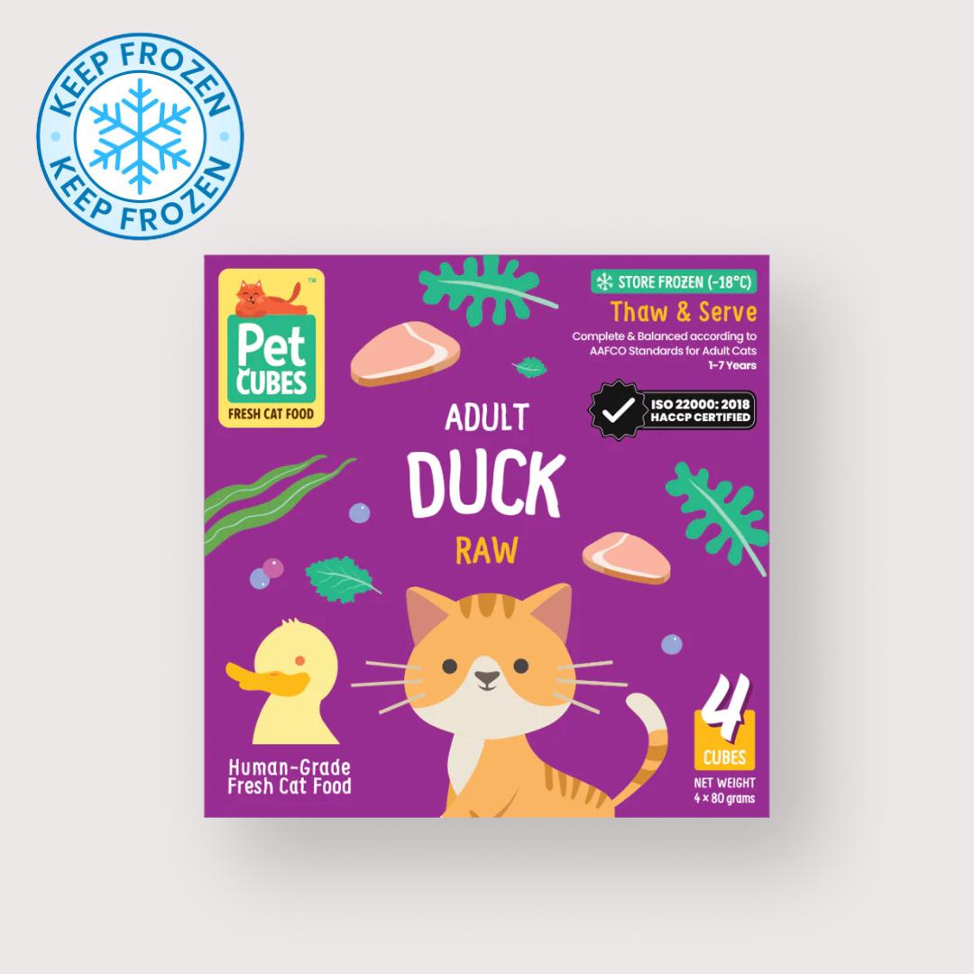 PetCubes 急凍生肉貓糧｜Duck 鴨