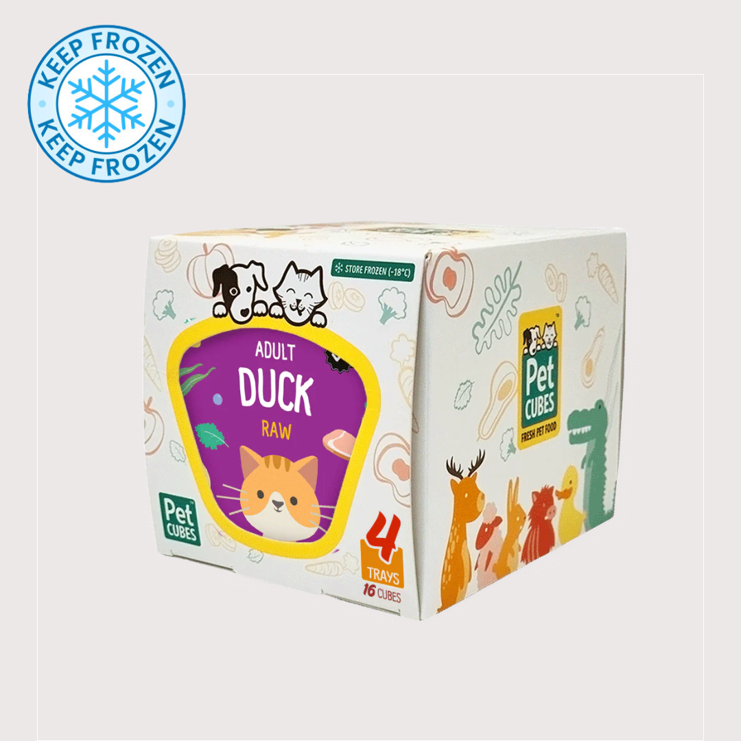 PetCubes 急凍生肉貓糧｜Duck 鴨