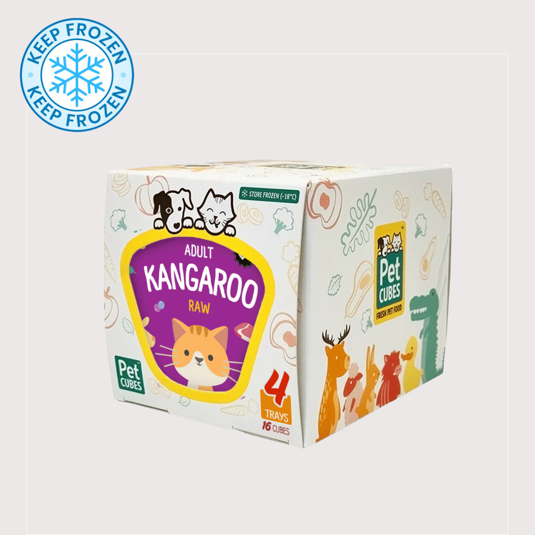 PetCubes 急凍生肉貓糧｜Kangaroo 袋鼠