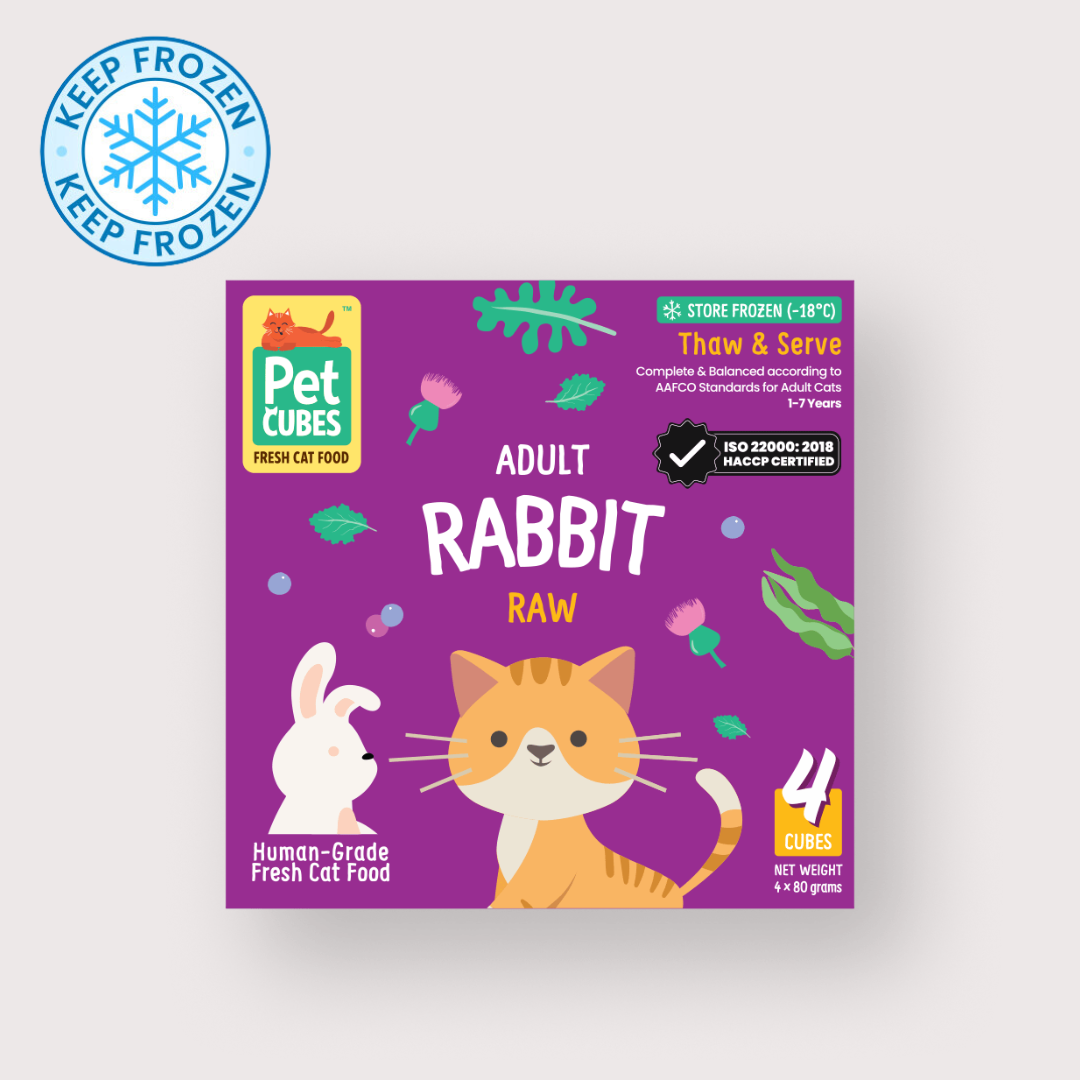PetCubes 急凍生肉貓糧｜Rabbit 兔