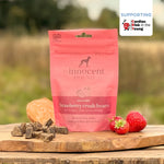 The Innocent Hound 風乾狗小食｜士多啤梨牛肉心形小食 70g