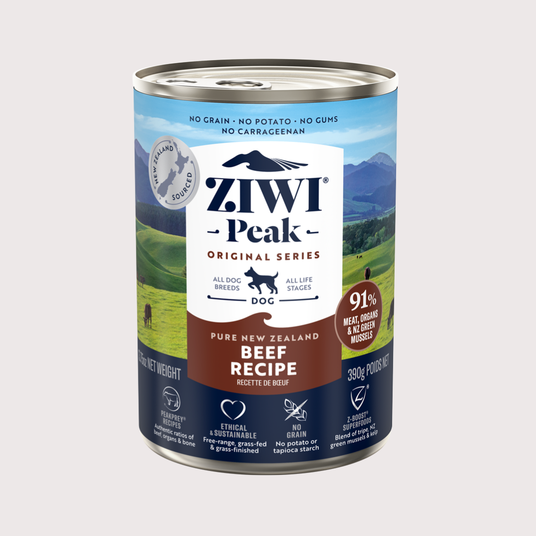 ZiwiPeak 91%鮮肉狗主食罐|牛肉配方